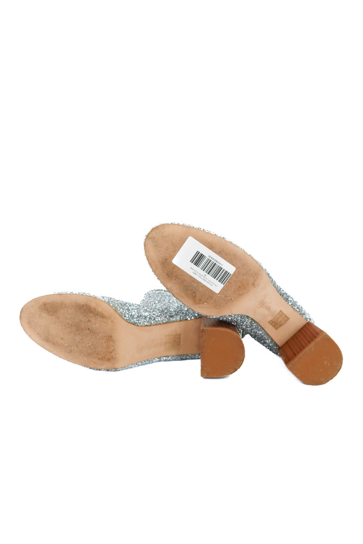 Office london silver glitter boots (39)