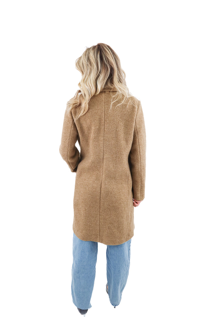 jcrew brown wool peacoat (4; retail $450)