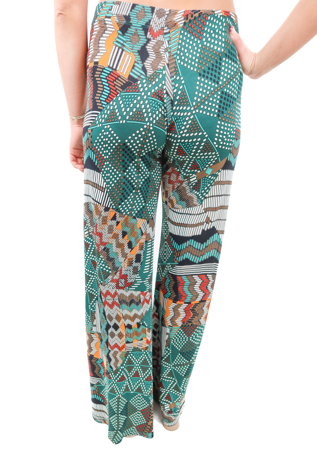 veronicam pattern pants (S)