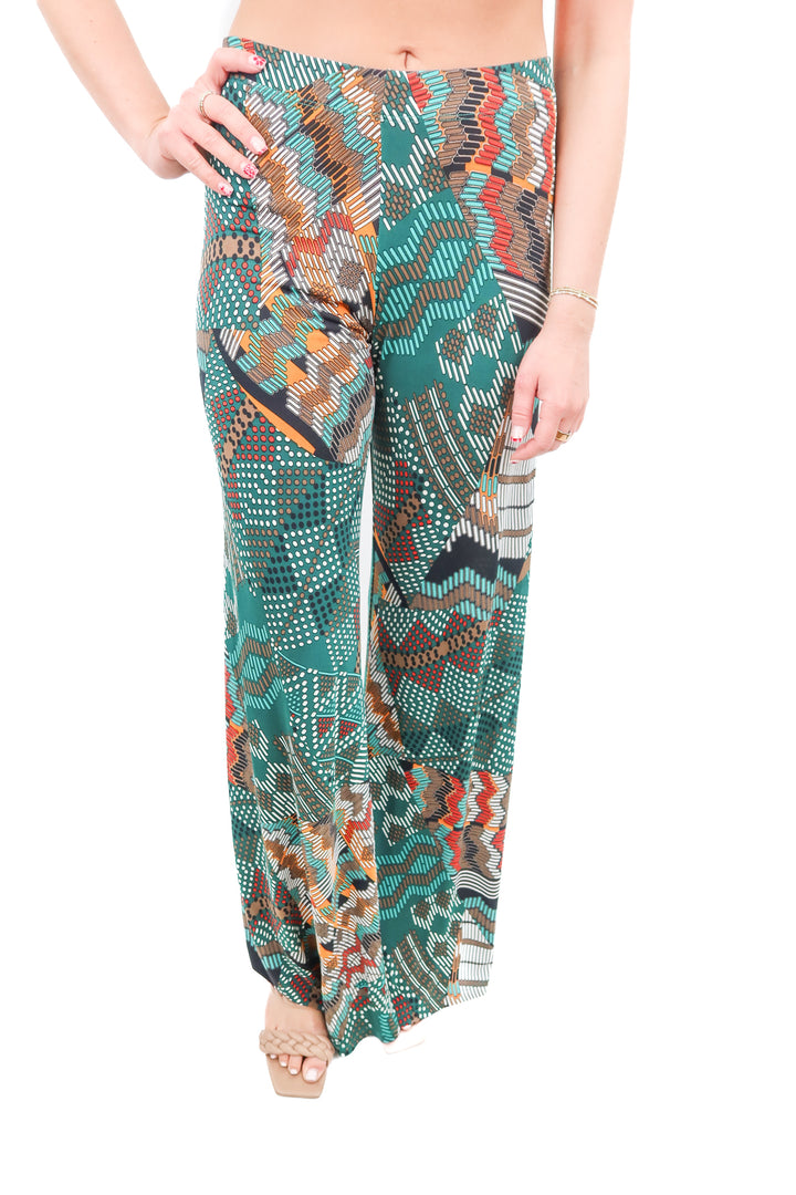 veronicam pattern pants (S)