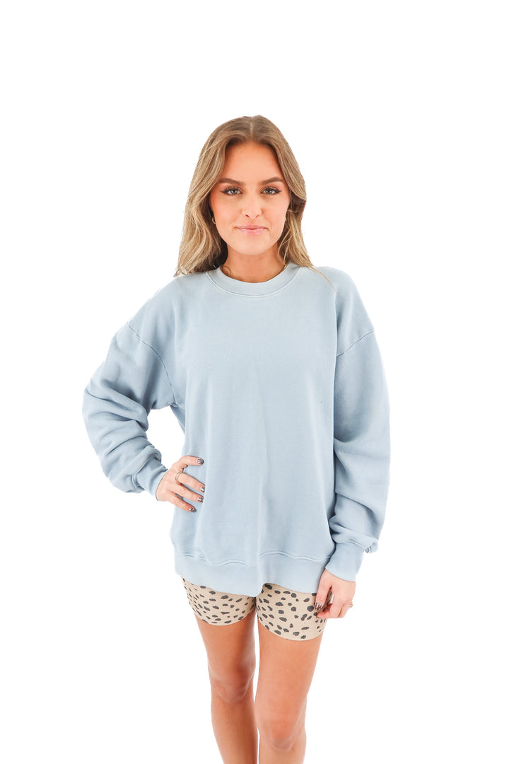 AUCTION cotton citizen blue crewneck (s)- ends 11/11 at 8 pm CT