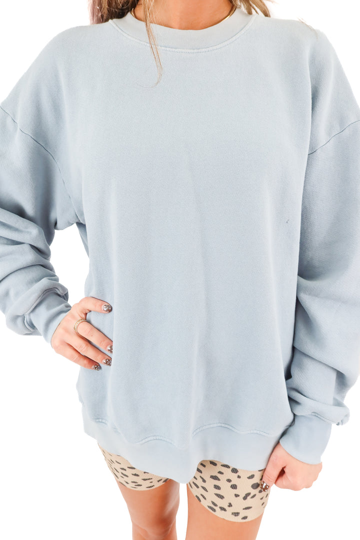 AUCTION cotton citizen blue crewneck (s)- ends 11/11 at 8 pm CT