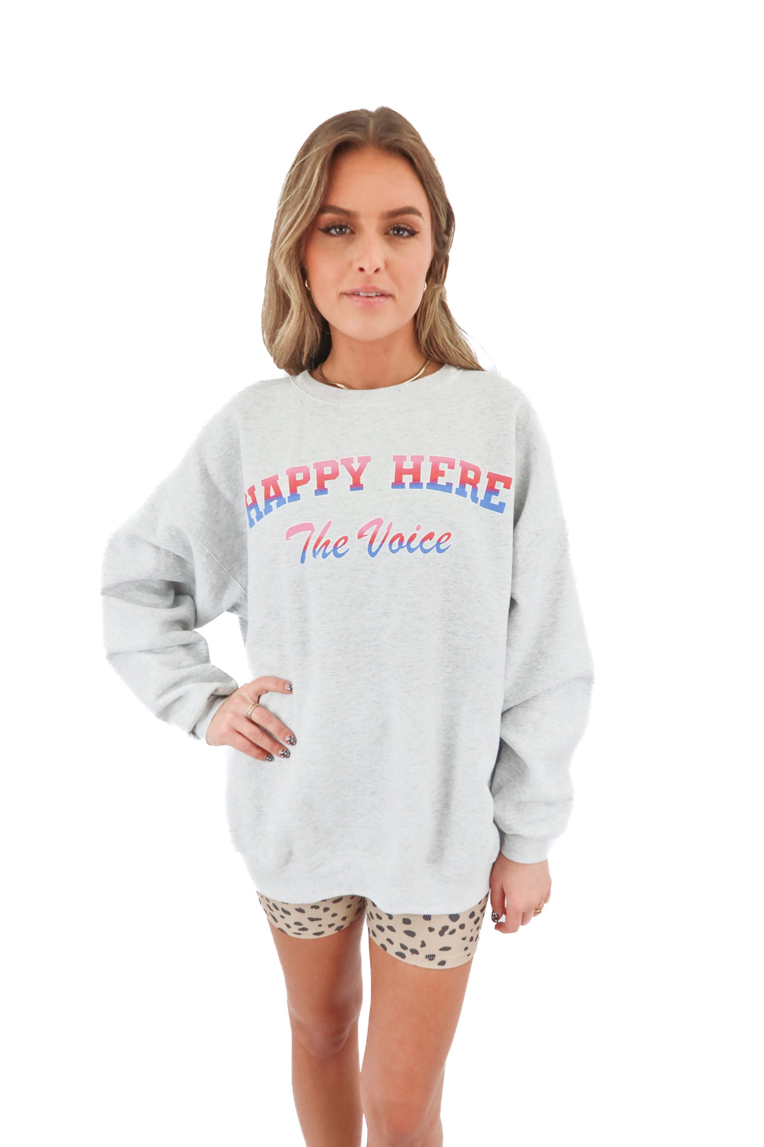 AUCTION happy here the voice sweatshirt (xl)- ends at 11/11 at 8pm CT