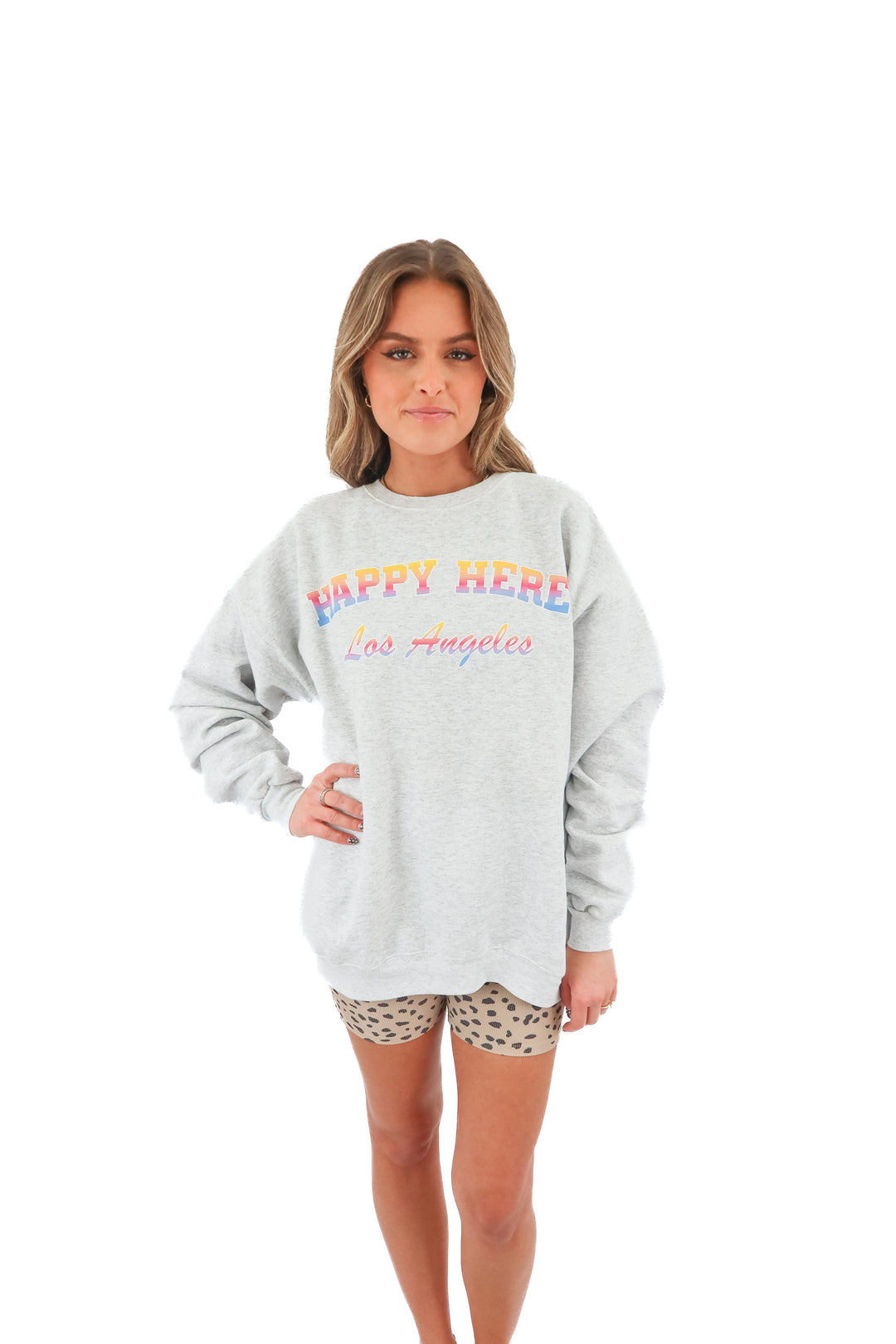 AUCTION happy here los angeles sweatshirt (xl)- ends 11/11 at 8pm CT