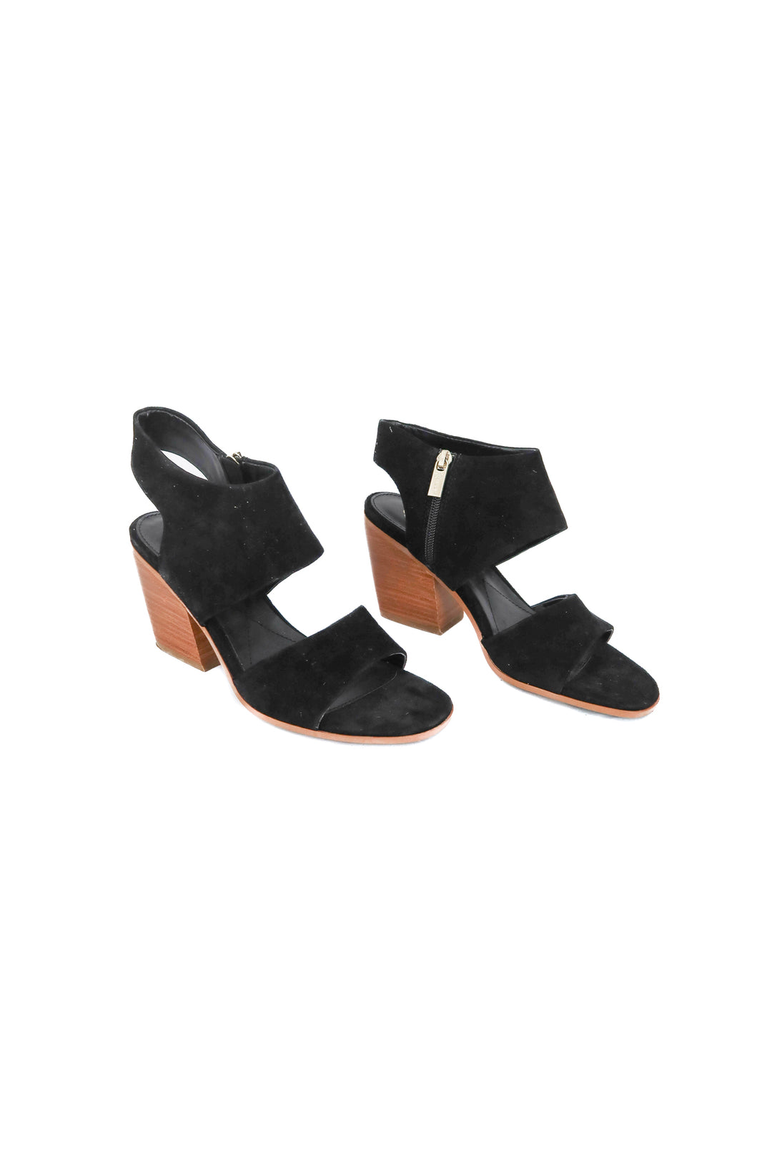 Isola black suede sandals (8)