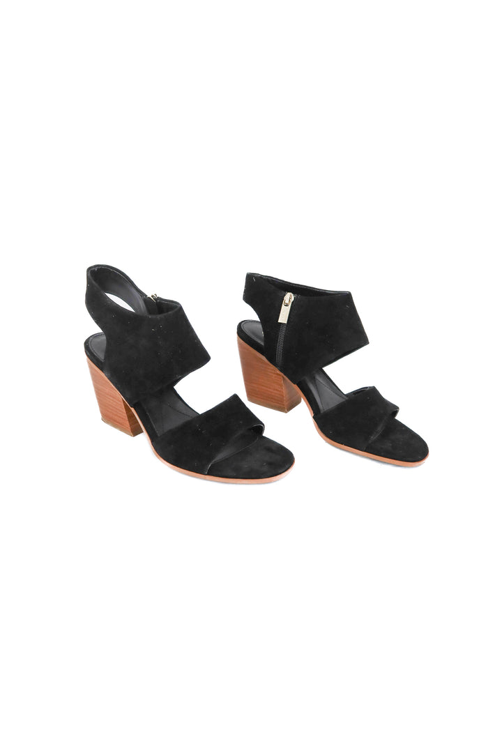 Isola black suede sandals (8)