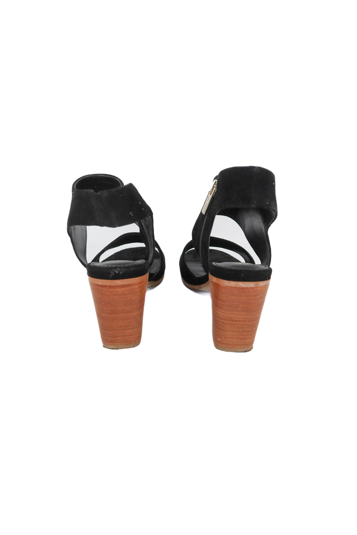 Isola black suede sandals (8)