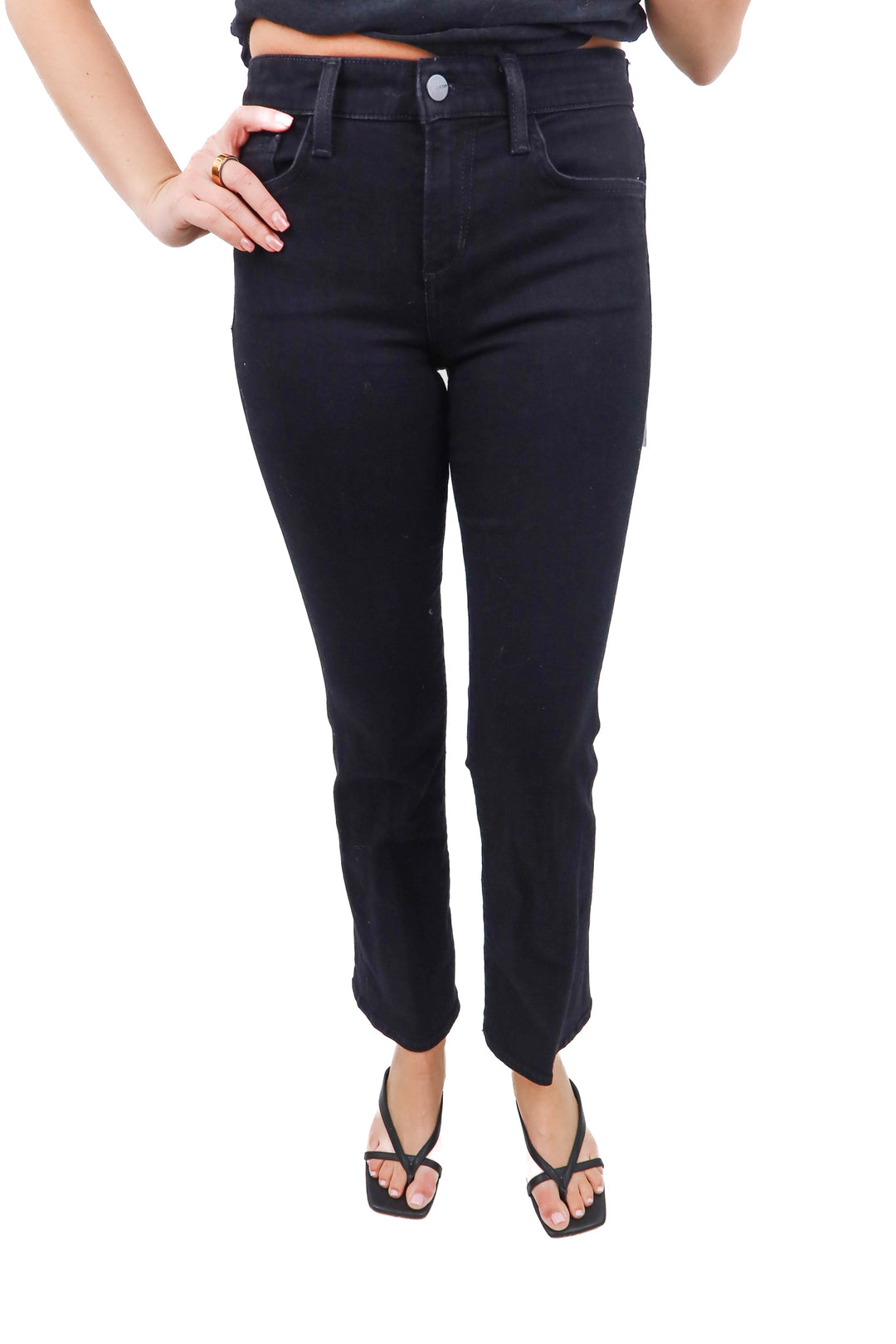 Joe's The Provocateur black petite bootcut denim NWT (25; retail $141)