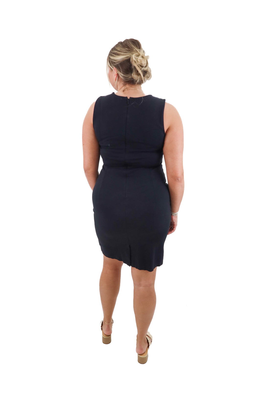 Land's End Black Midi Dress (10; retail $88)