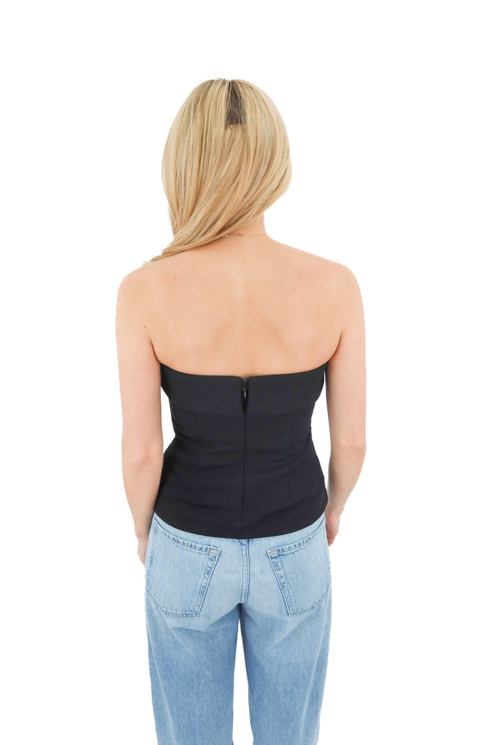 babaton black tube top (s)* best fits a size 2 to 4