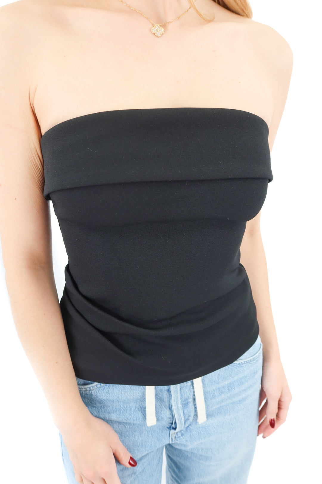 babaton black tube top (s)* best fits a size 2 to 4