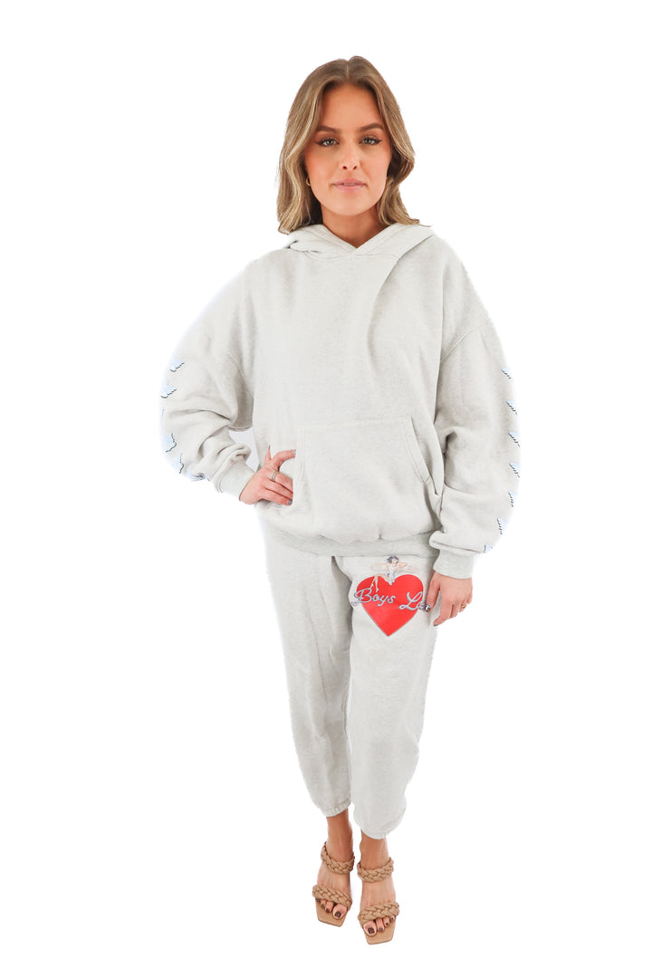 AUCTION boys lie grey sweat set (m/l)* - fits a 2-6 best- ends at 11/11 at 8pm CT