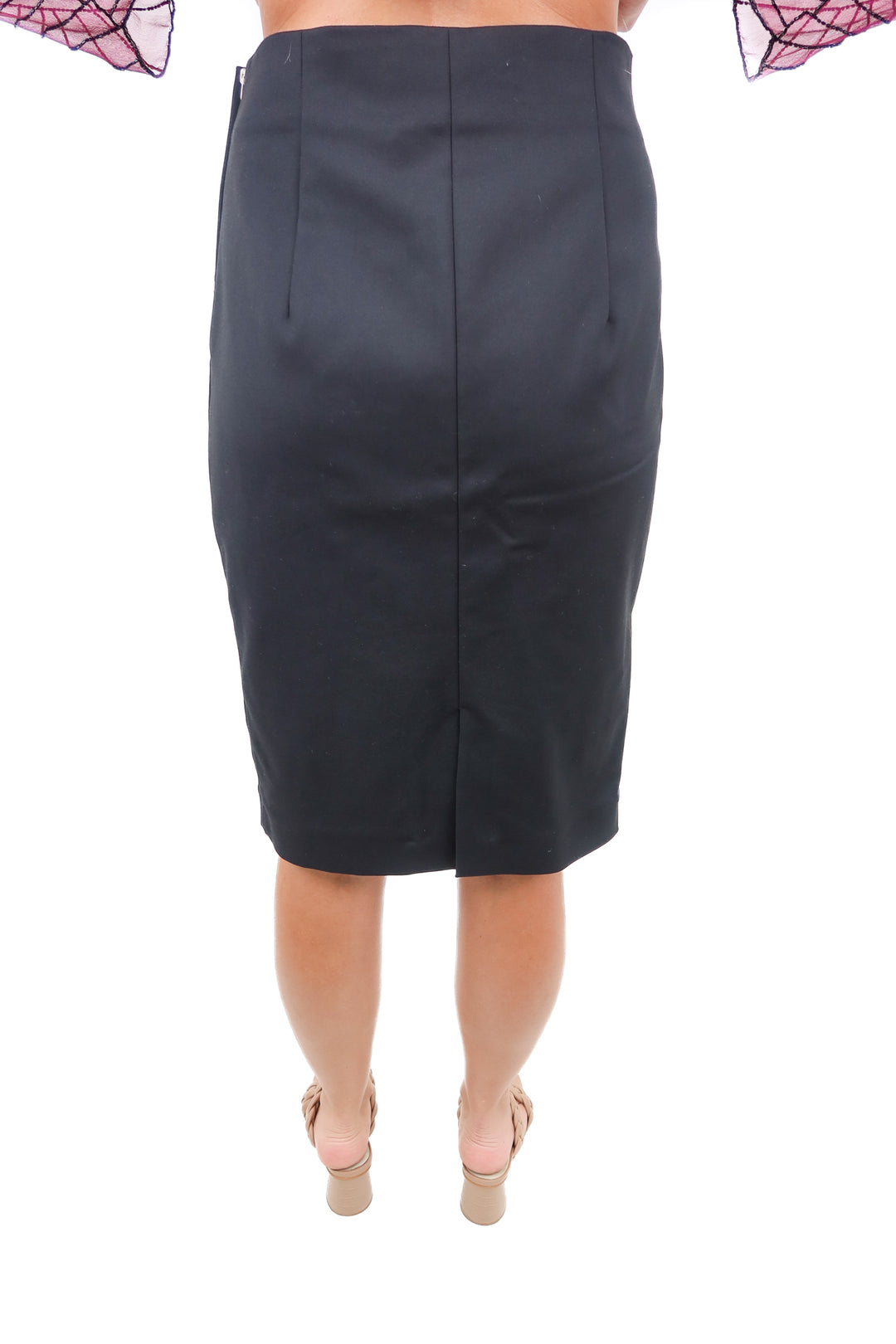 Zara black pencil skirt (M)