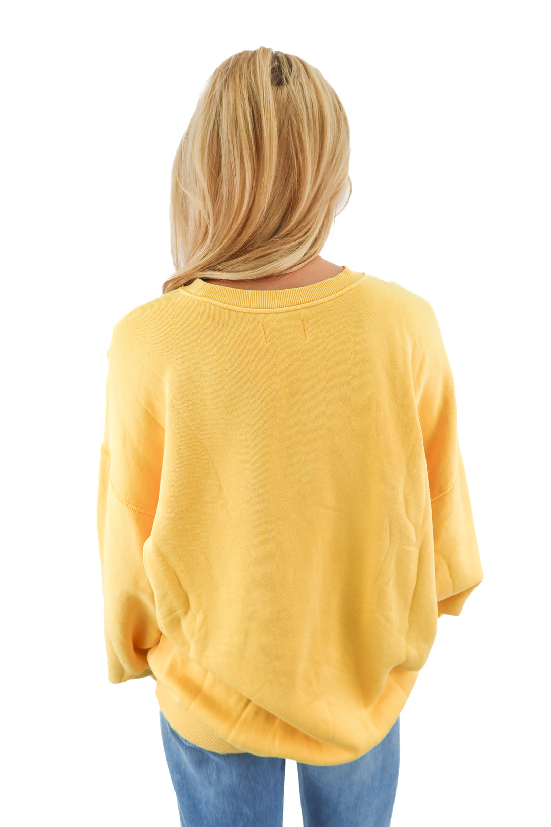 AUCTION elwood yellow crewneck (m)