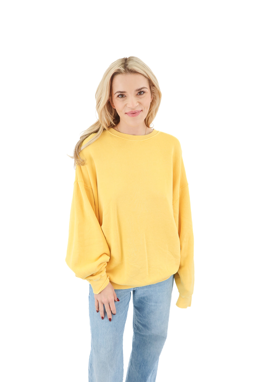 AUCTION elwood yellow crewneck (m)