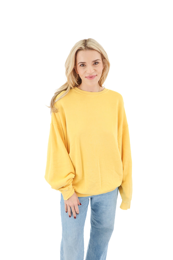 AUCTION elwood yellow crewneck (m)