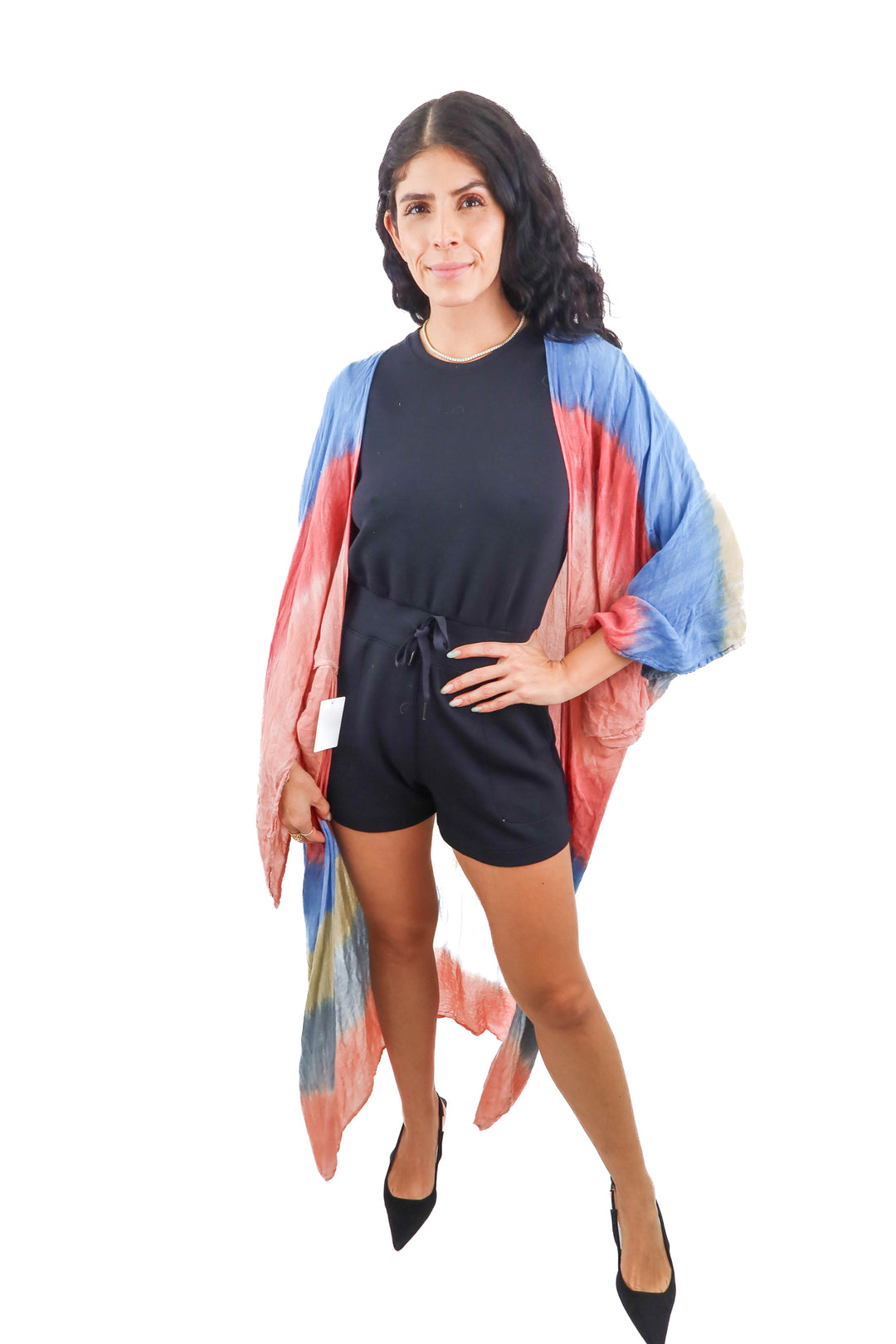 Lovestitch tie dye kimono (OS; retail $52)
