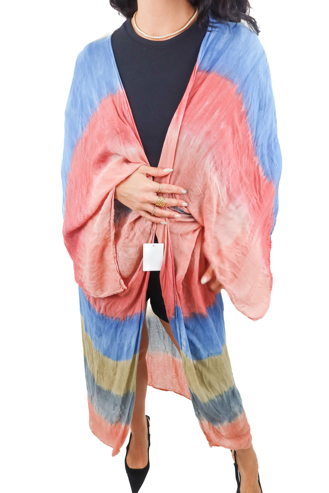 Lovestitch tie dye kimono (OS; retail $52)
