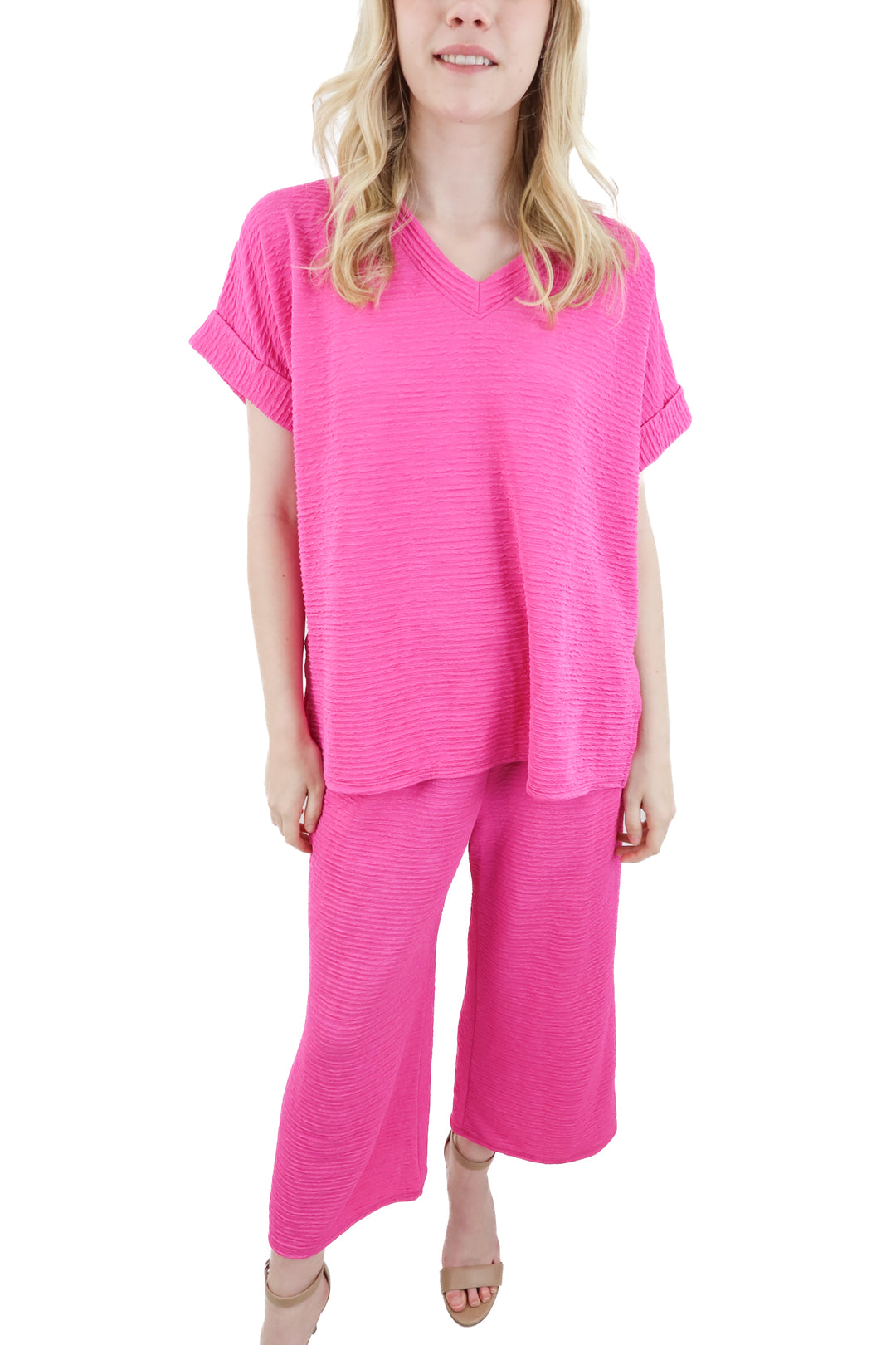 first love pink top and pants set (m)