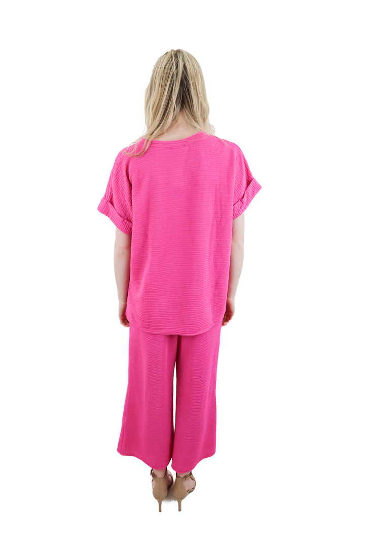 first love pink top and pants set (m)