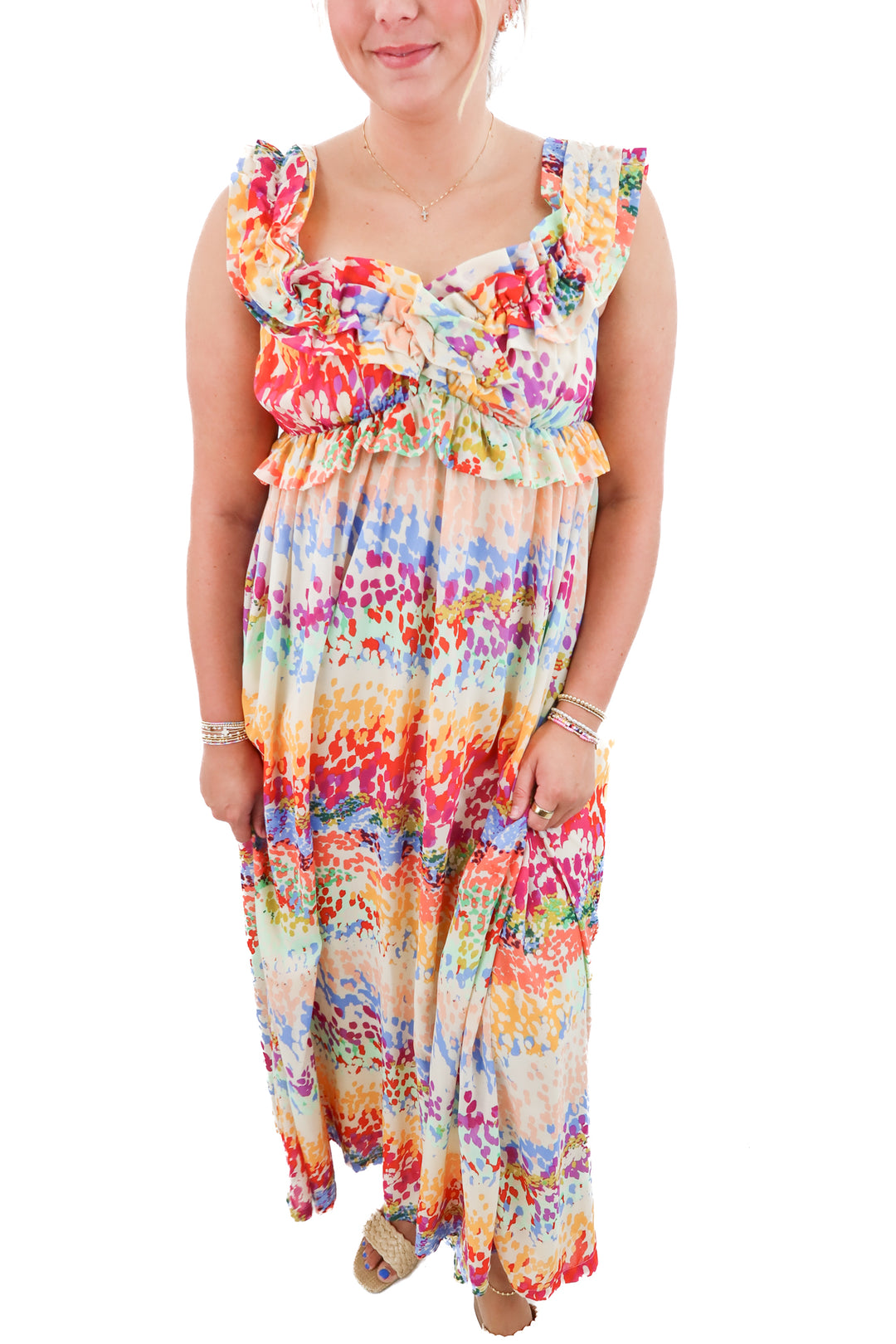 H&M Floral Maxi Dress (6)