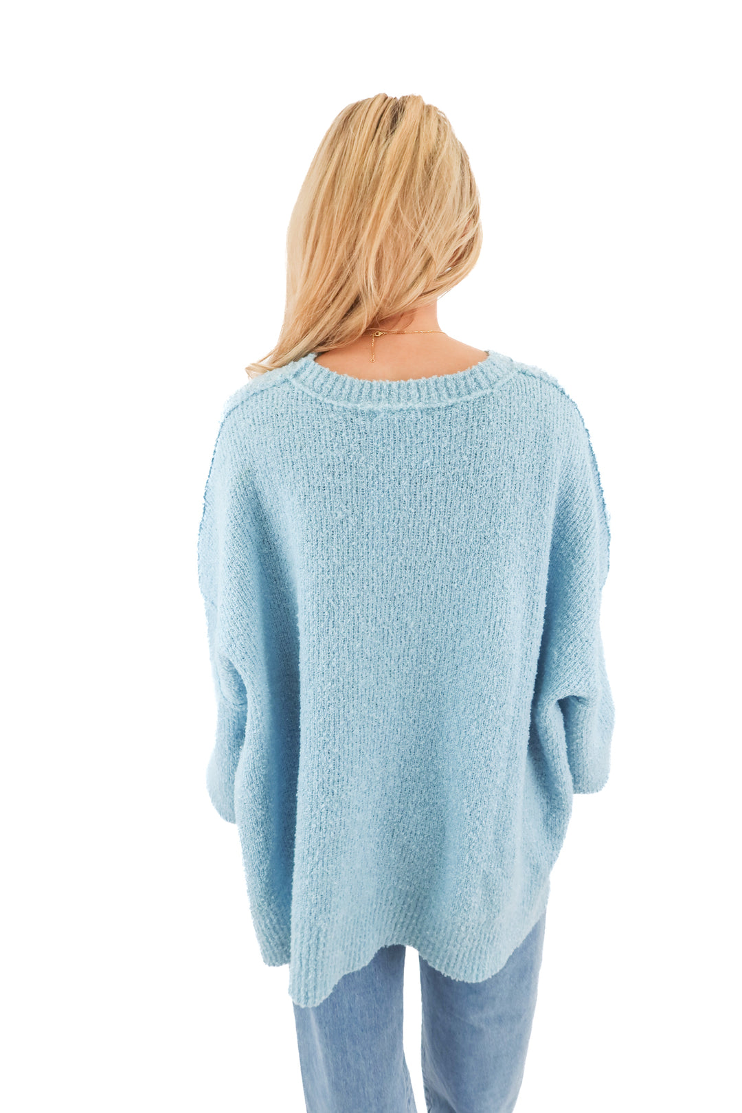 taluluah blue oversized sweater NWT (m)