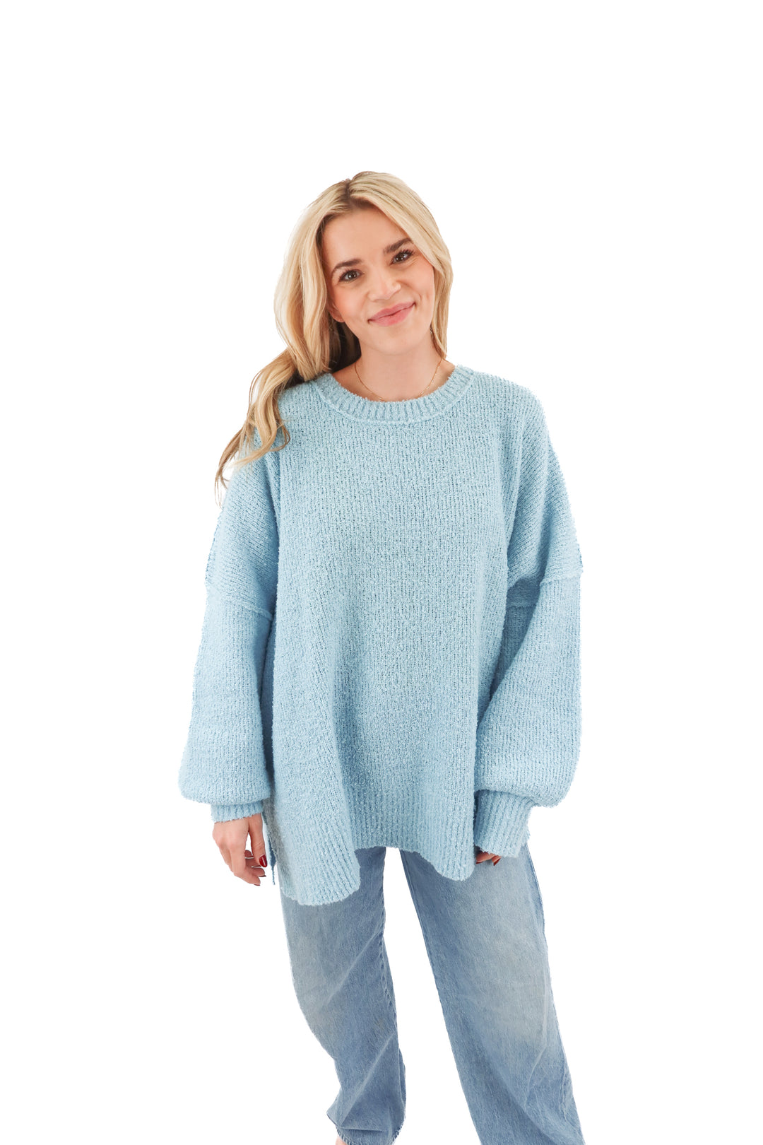 taluluah blue oversized sweater NWT (m)
