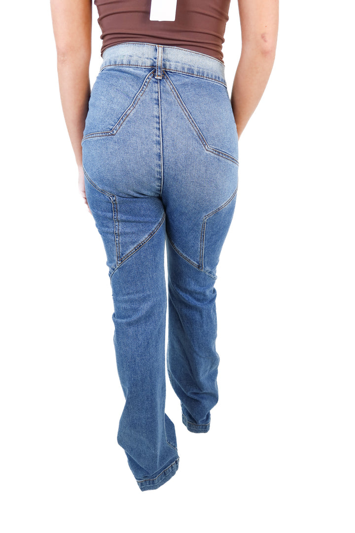 revice denim medium wash star butt jeans NWT (27/M)