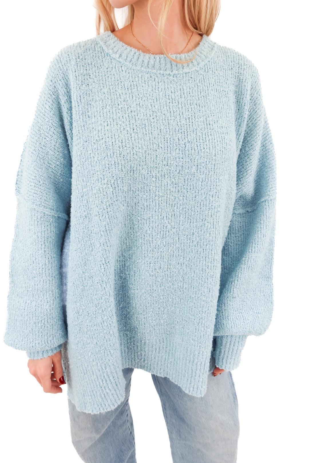 taluluah blue oversized sweater NWT (m)