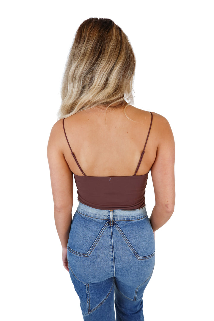 SOLD: Nuuds Brown Bodysuit (S)