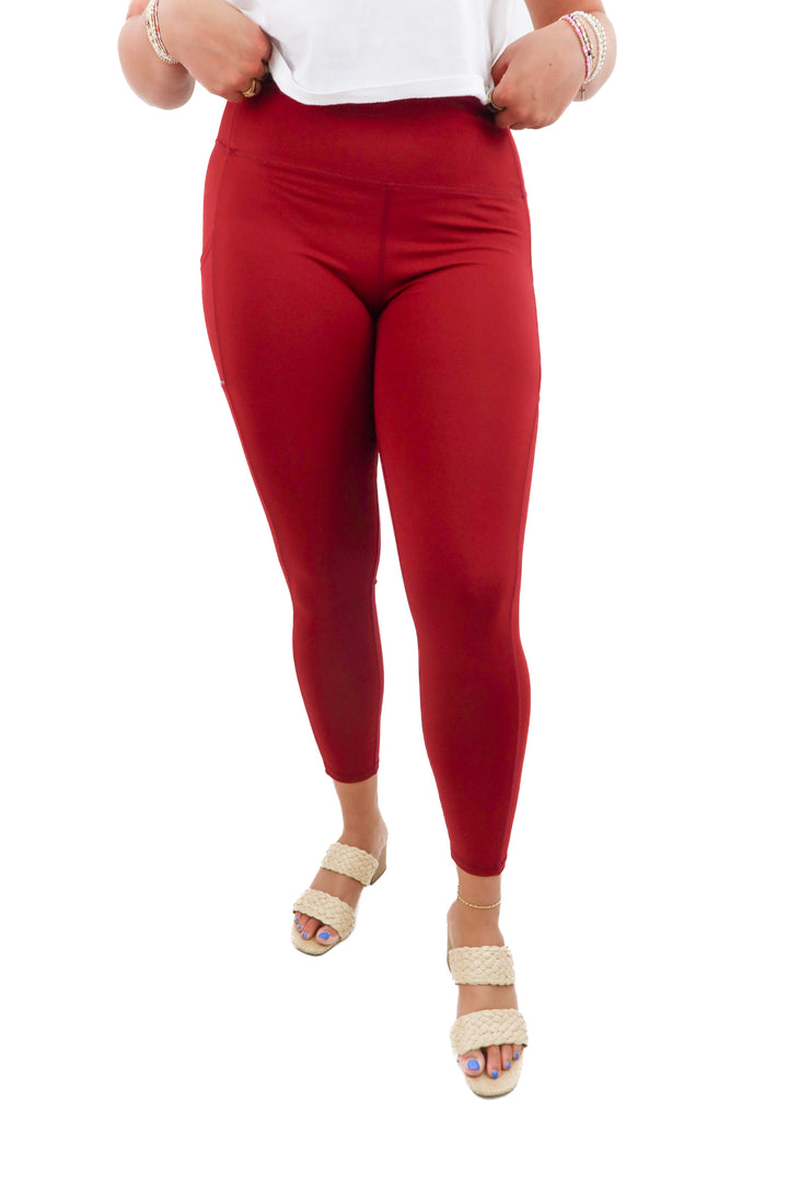 Olacia Ruby Pocket Leggings (L)