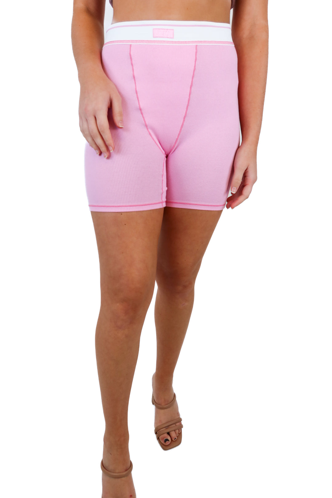 Skims Bubblegum Pink Boxer Shorts NWT (M)