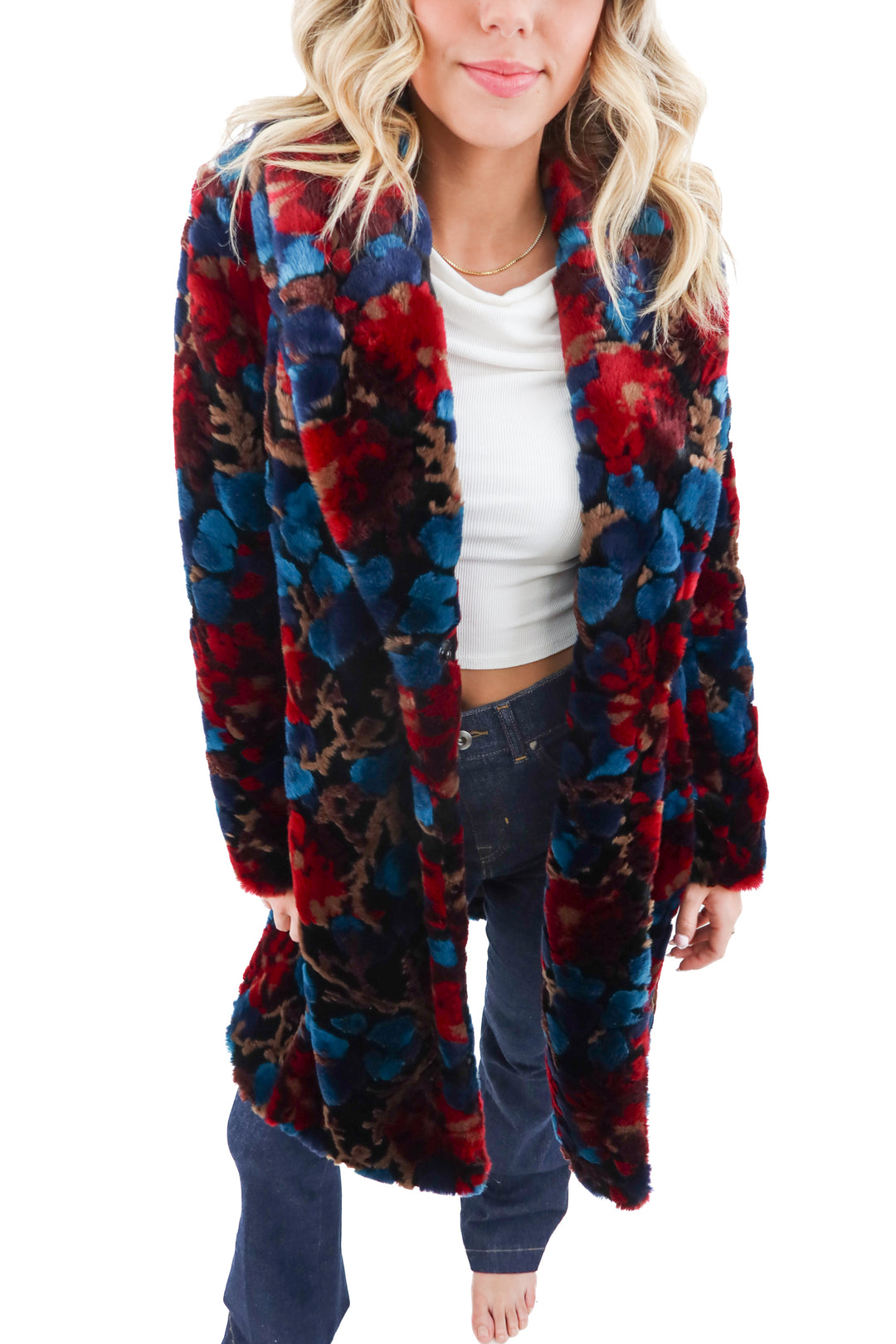 Plenty by Tracy Reese Faux Fur Coat (S)