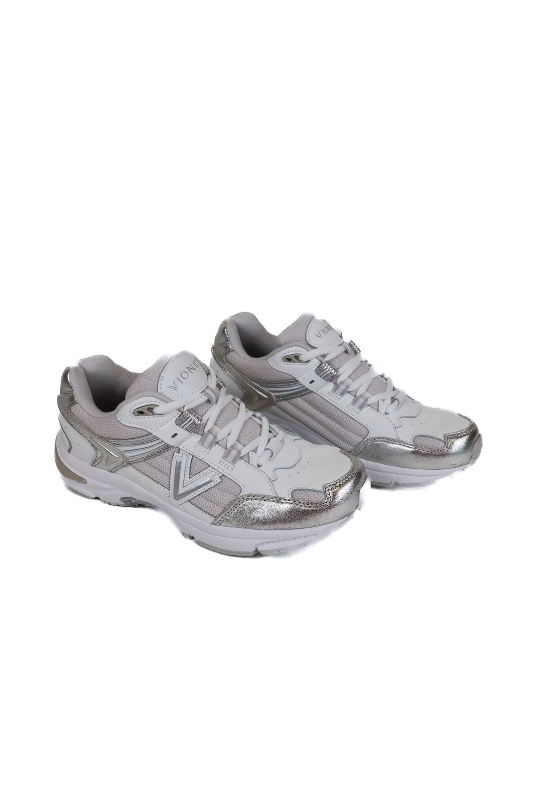 vionic white and silver sneakers NWT (7.5)