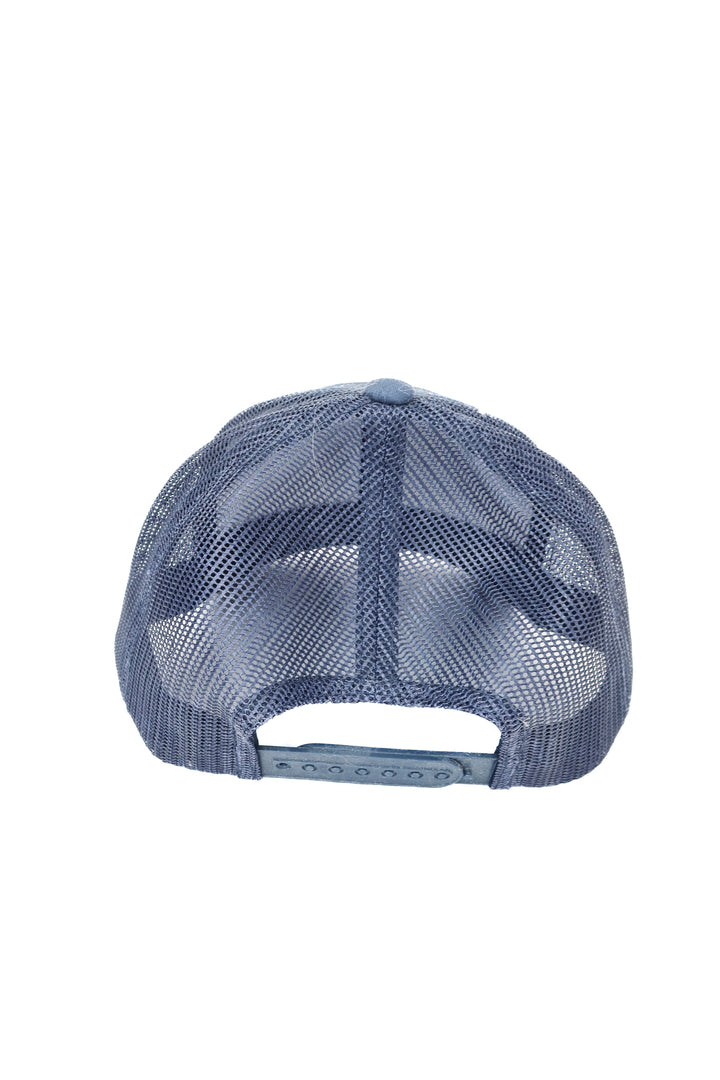 May Hosiery Mills navy trucker hat