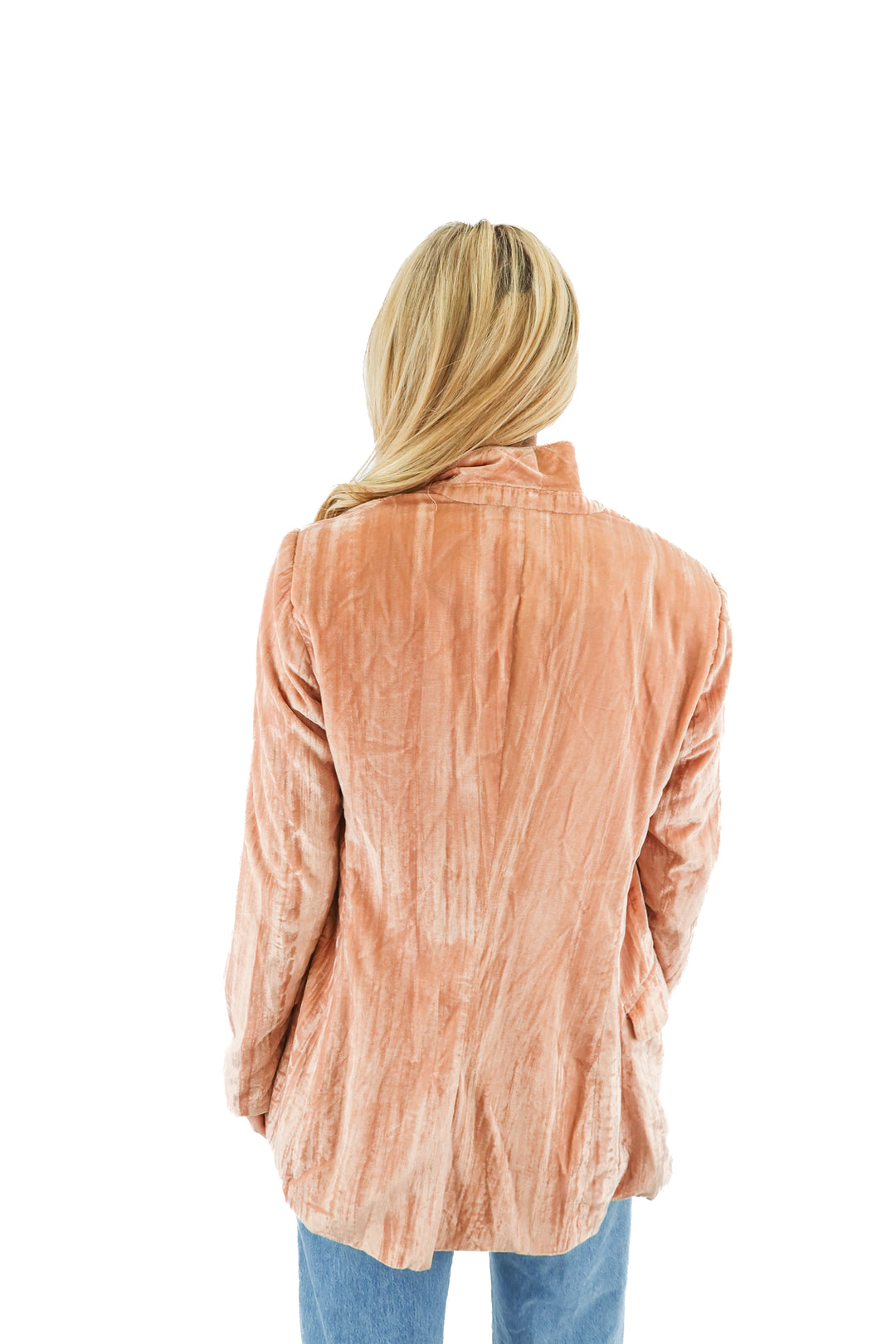 nasty gal pink velvet blazer (6)