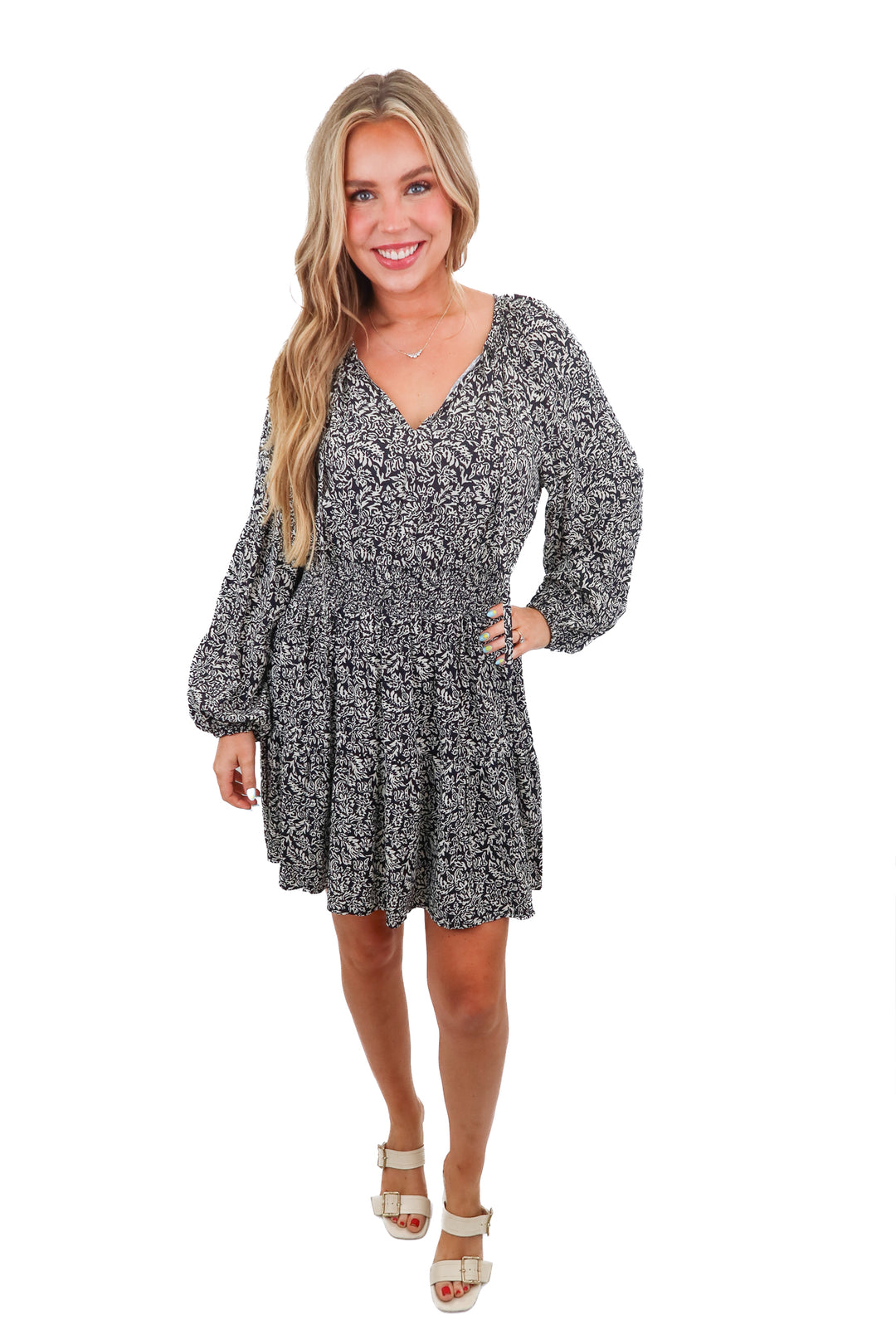 Gap black and white dress (M) NWT