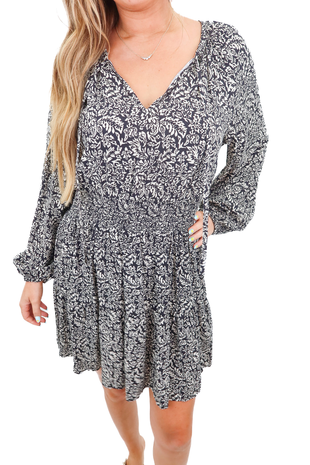 Gap black and white dress (M) NWT