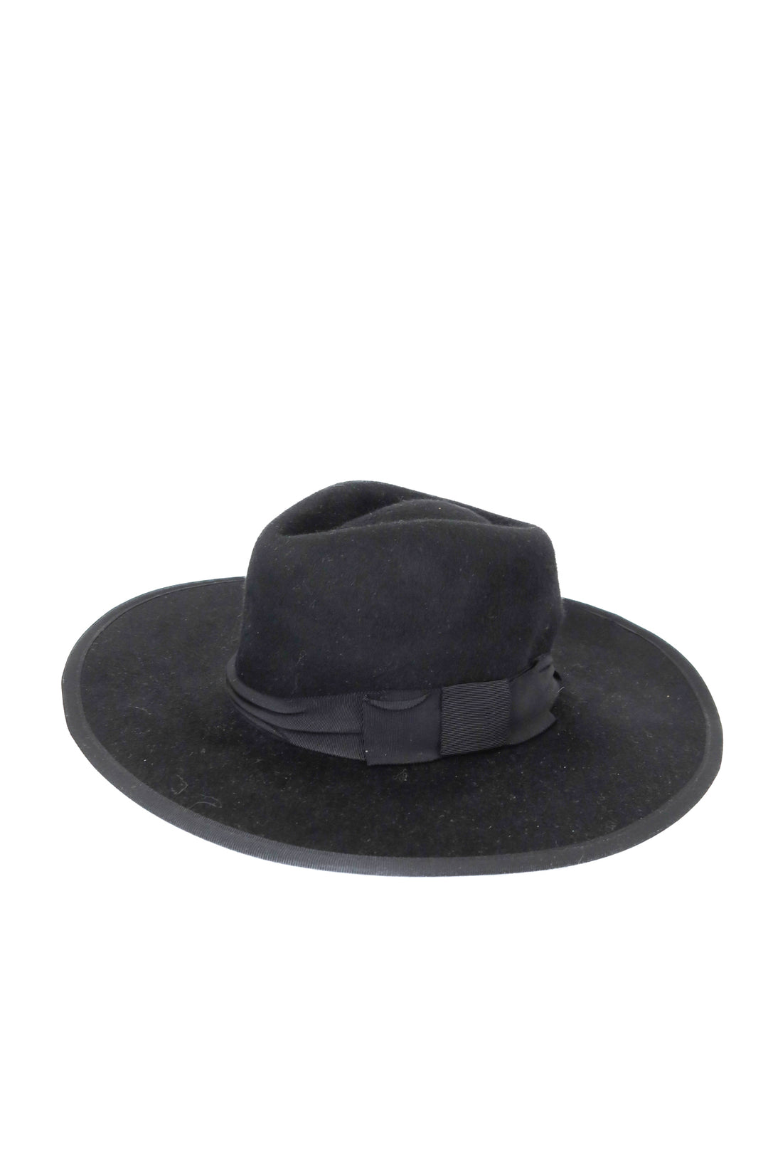 Brixton black wool hat (S)