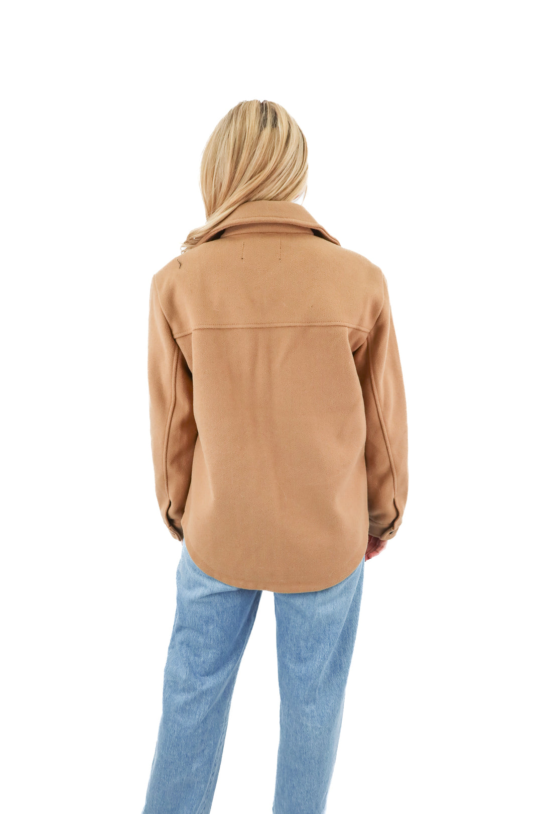 deluc brown wool jacket (m; retail $166)