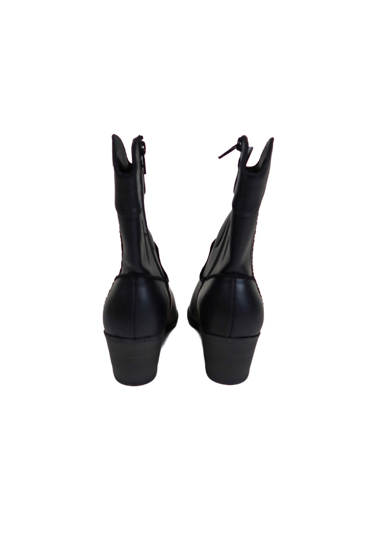 Universal Thread black short cowboy boot NWT (6)