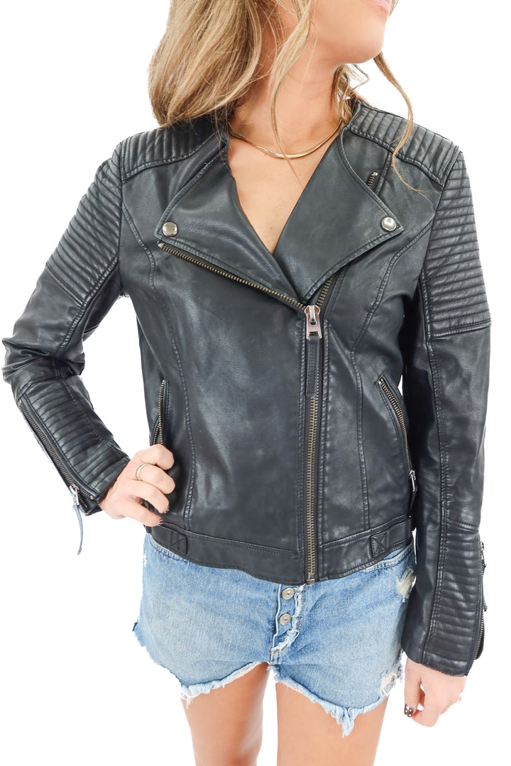 topshop black moto jacket (8)