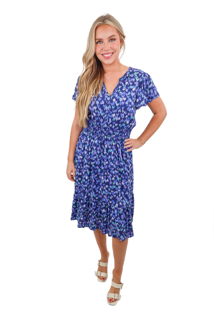 beach lunch lounge purple maxi (M)
