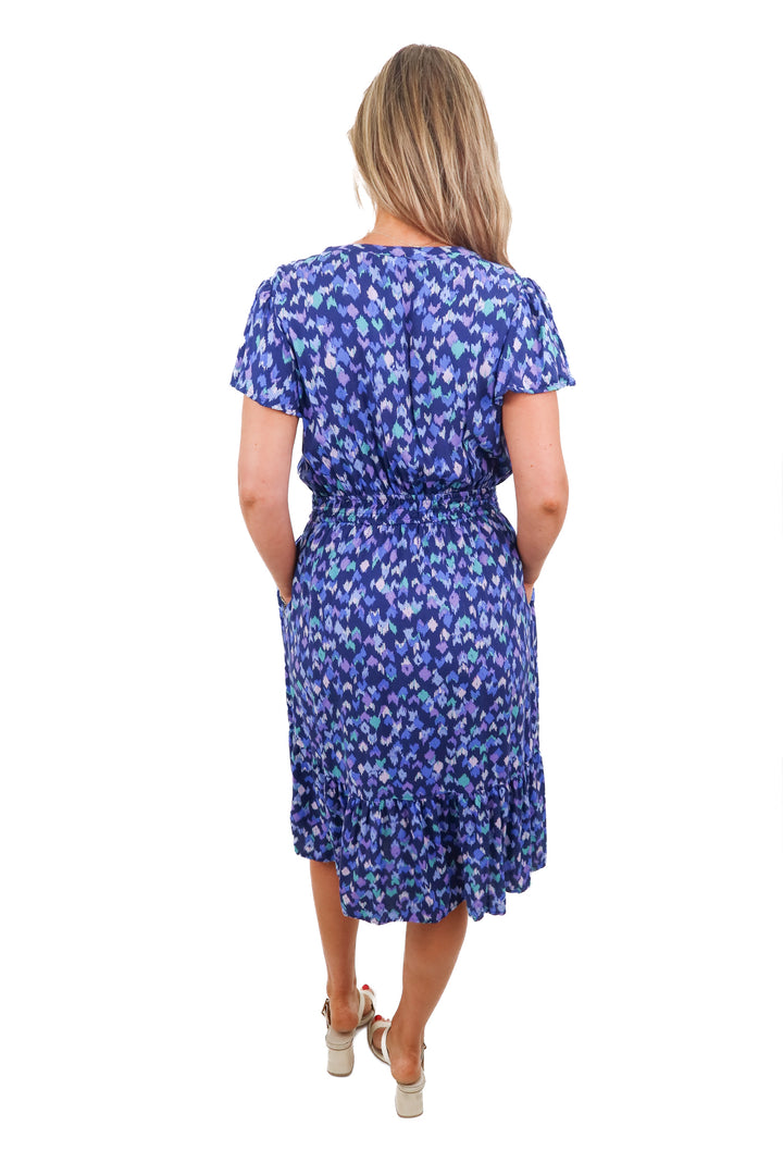 beach lunch lounge purple maxi (M)