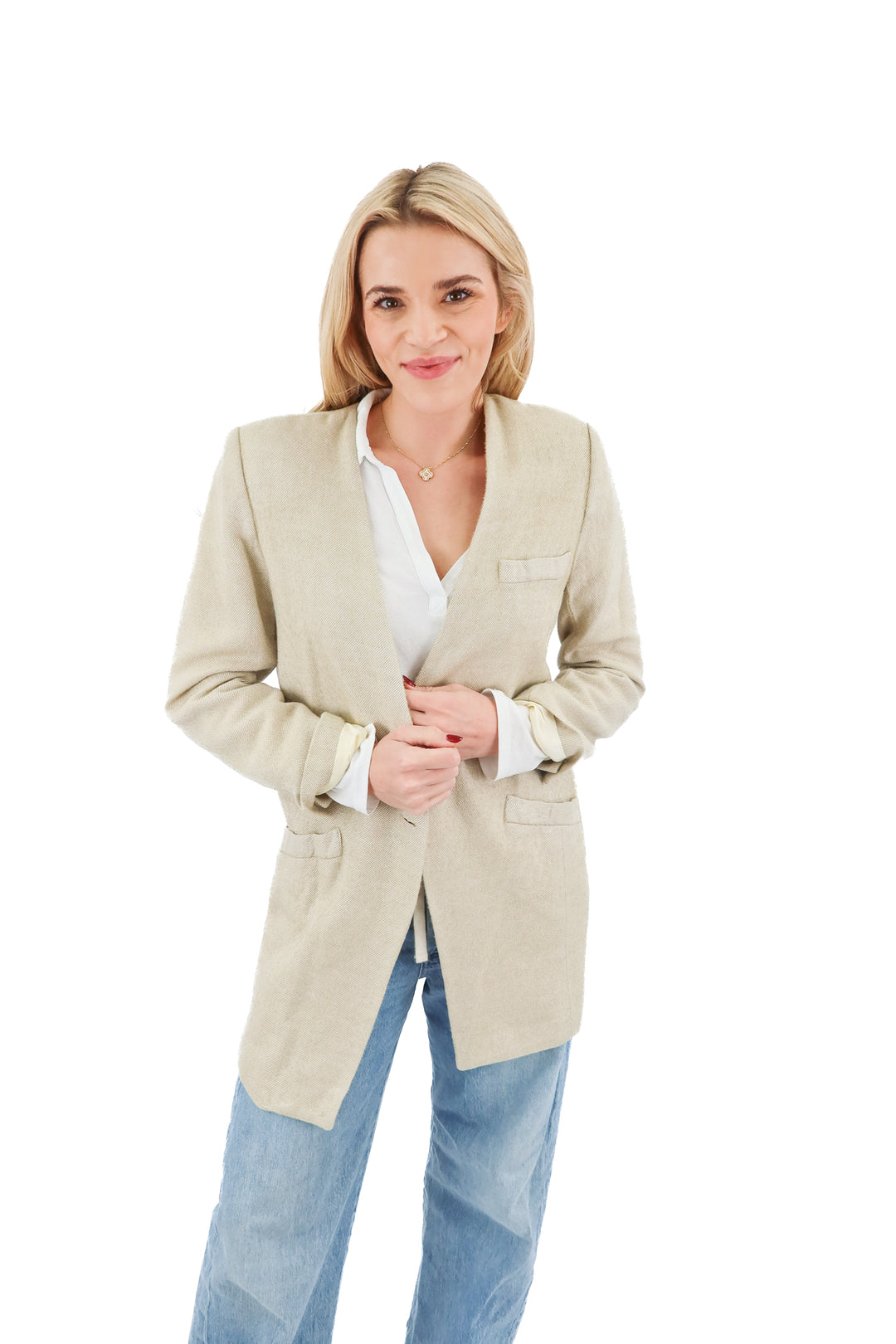 john meyer wool blazer (10; retail $85)