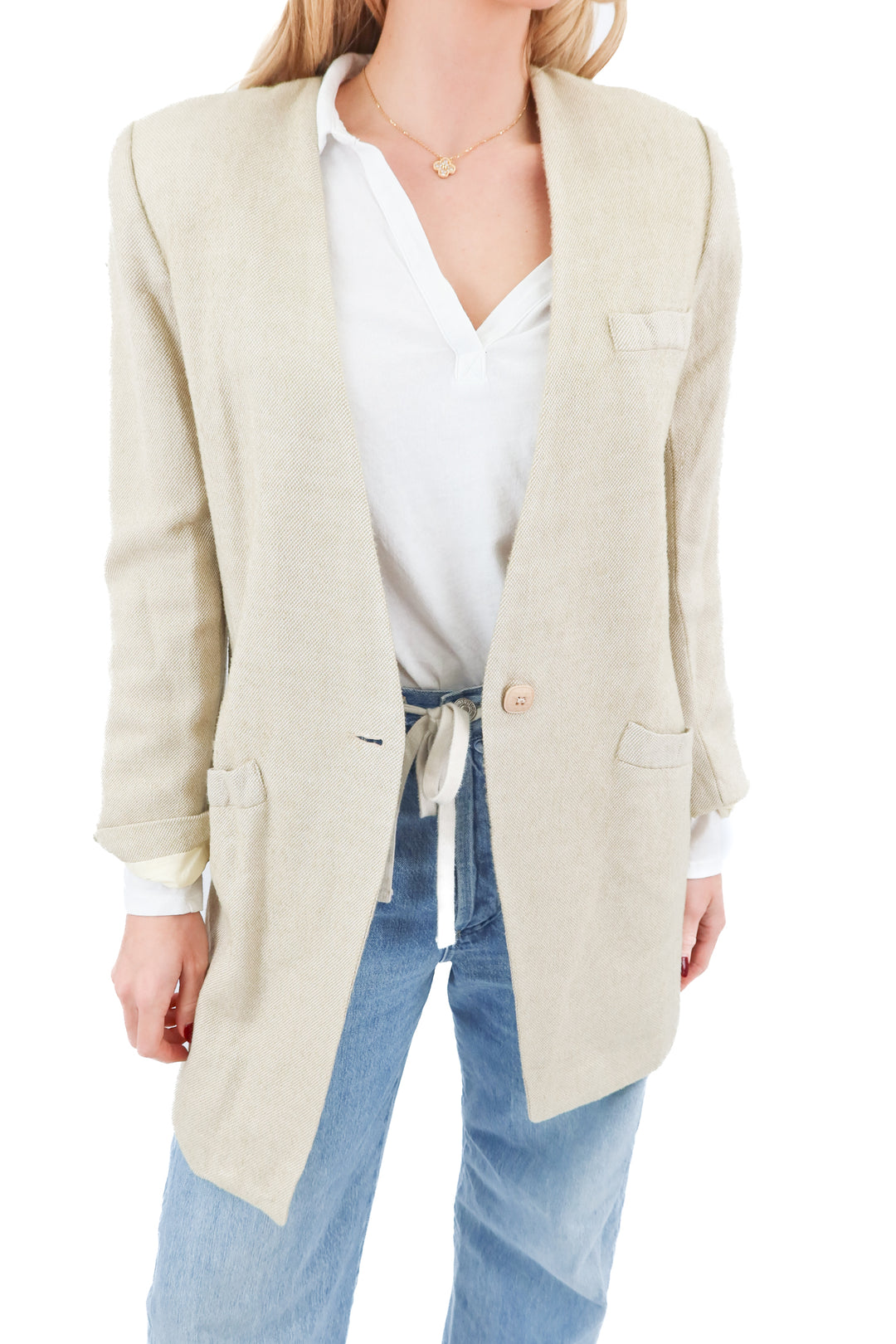 john meyer wool blazer (10; retail $85)