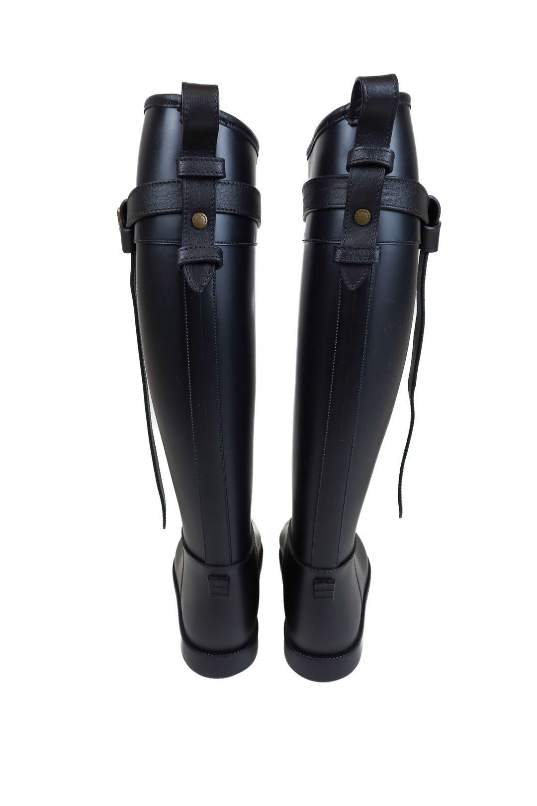 Burberry Black Riding Rainboots NWT (6; retail $750+)