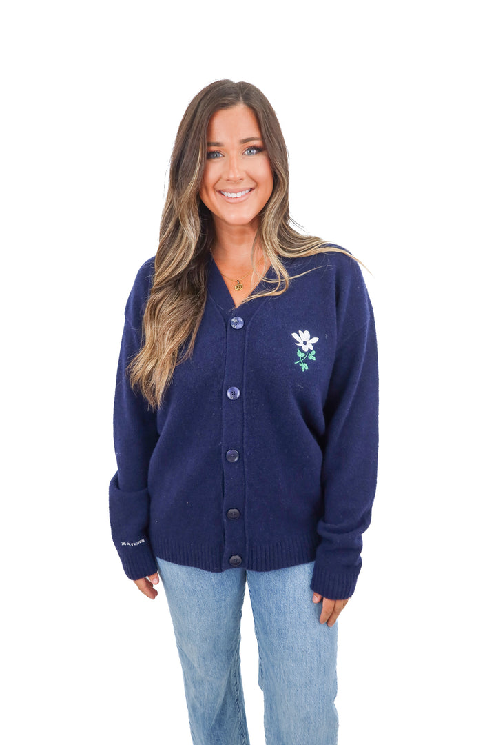 good fellow navy cardigan NWT (m)
