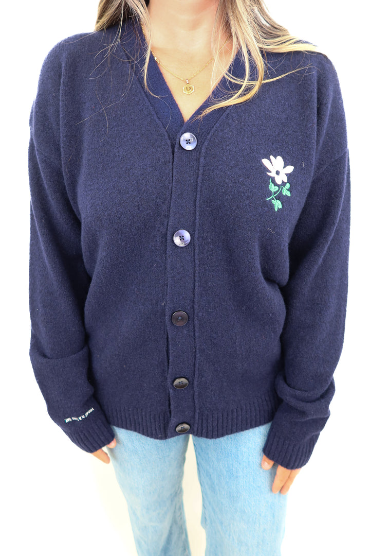 good fellow navy cardigan NWT (m)