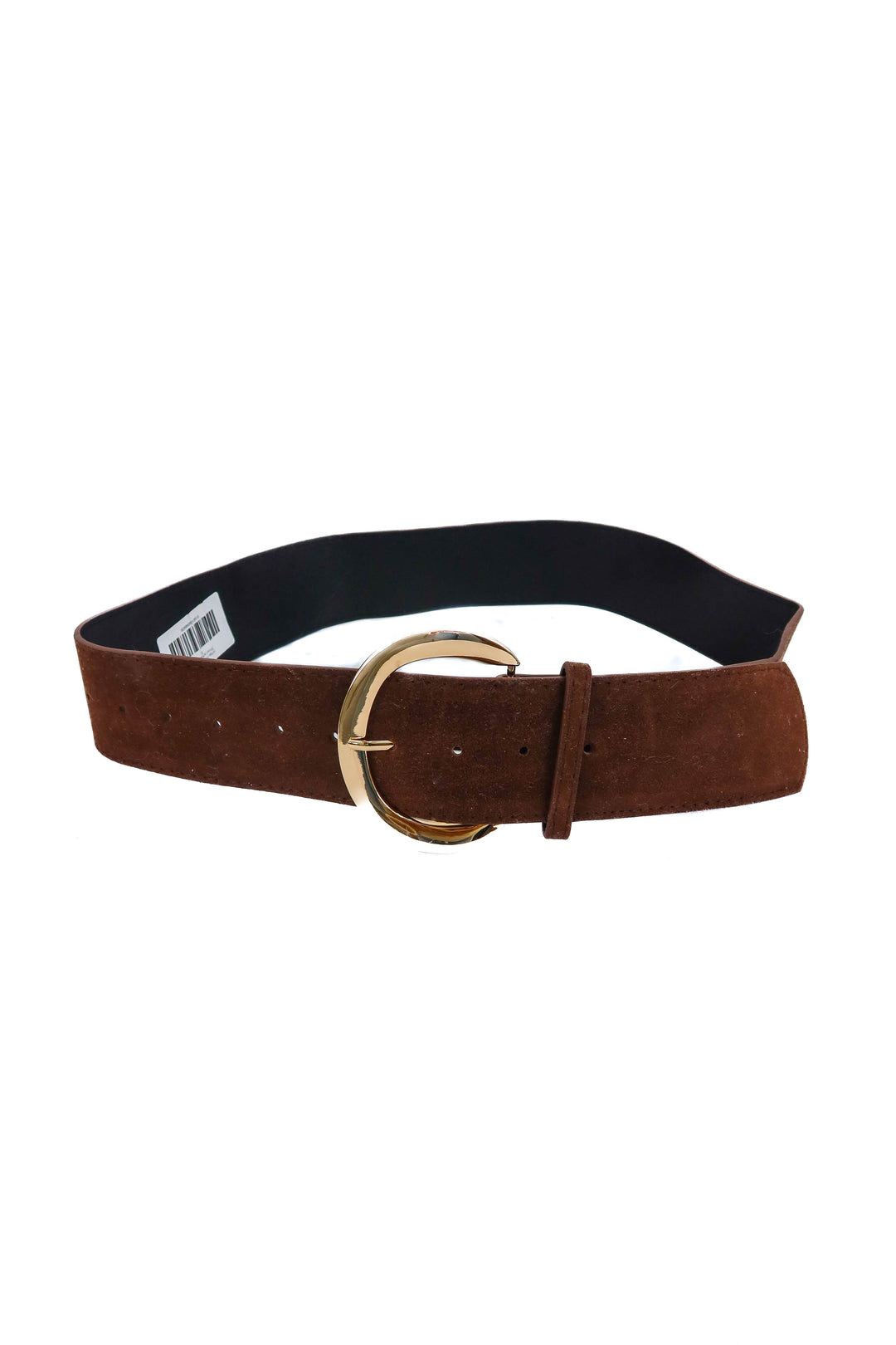 brown suede belt (S)